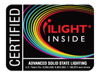 Optiva Sign's features ilight technologies "iLight Inside."